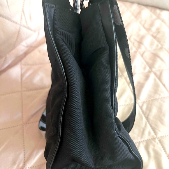 Gucci Bamboo Handle Nylon Black Bag - Picture 8 of 9